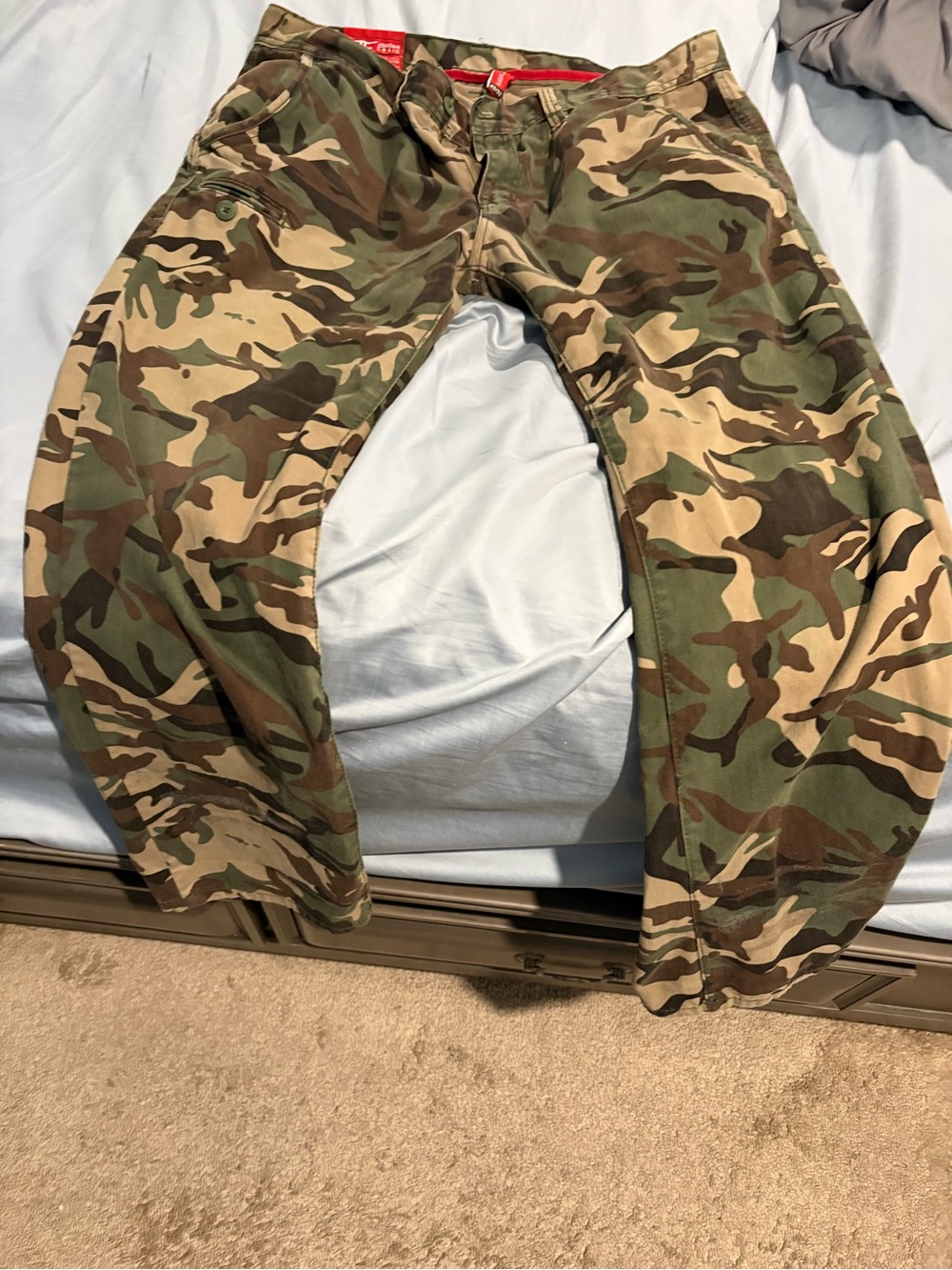 Jordan Craig Men's Camo Cargo Pants - Green/Brown